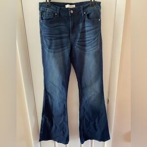 KanCan Blue Bootcut Jeans with Vintage-Inspired Wash